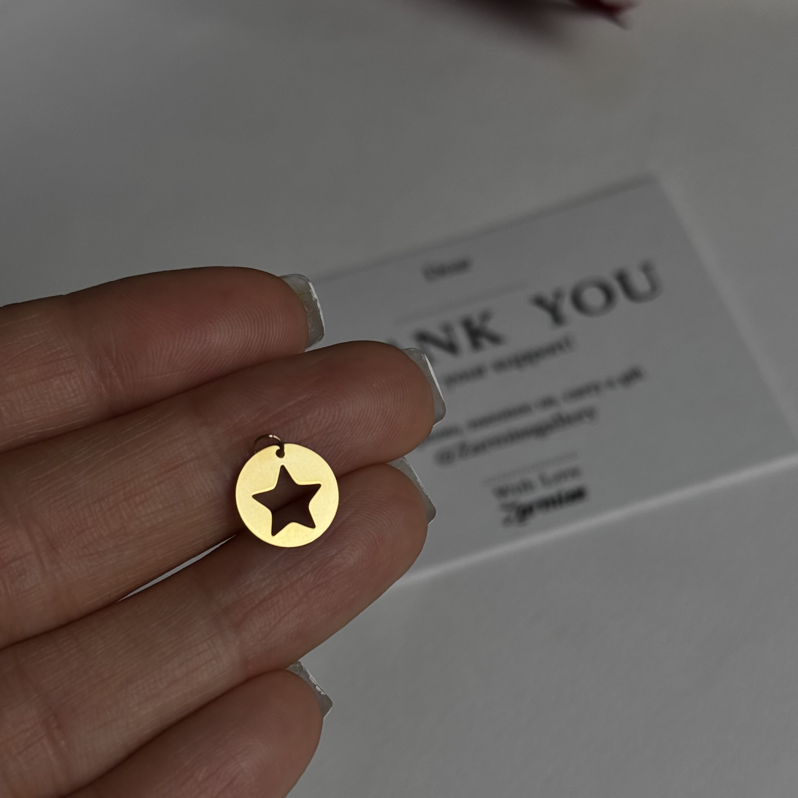 پلاک ستاره تو خالی0447